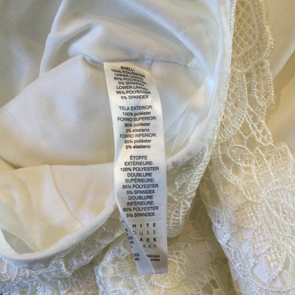 White House Black Market Lace Sheath Dress Size 10 - Picture 10 of 10